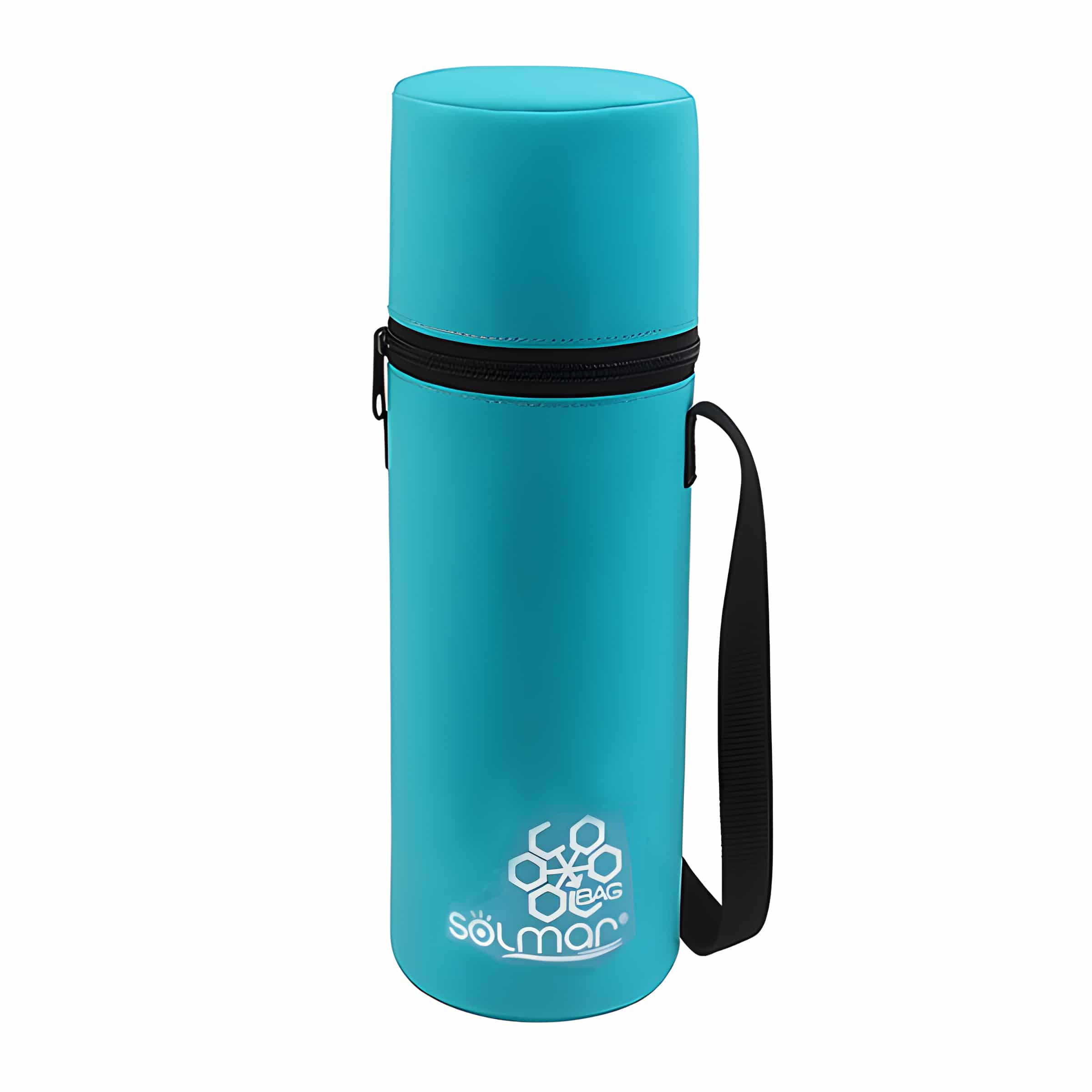 Saco Térmico Porta-Garrafa 1,5L com Alça Solmar 20041 Azul Turquesa