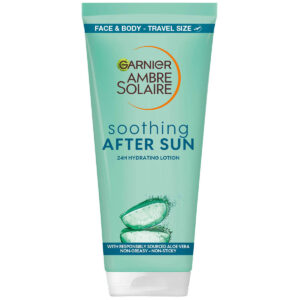 After Sun Leite Aloé Vera 100ml Formato Viagem Garnier Ambre Solaire