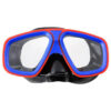 Máscara de Mergulho Infantil Costa del Sol em PVC Cores Sortidas Solmar 10012 Vermelho e Azul