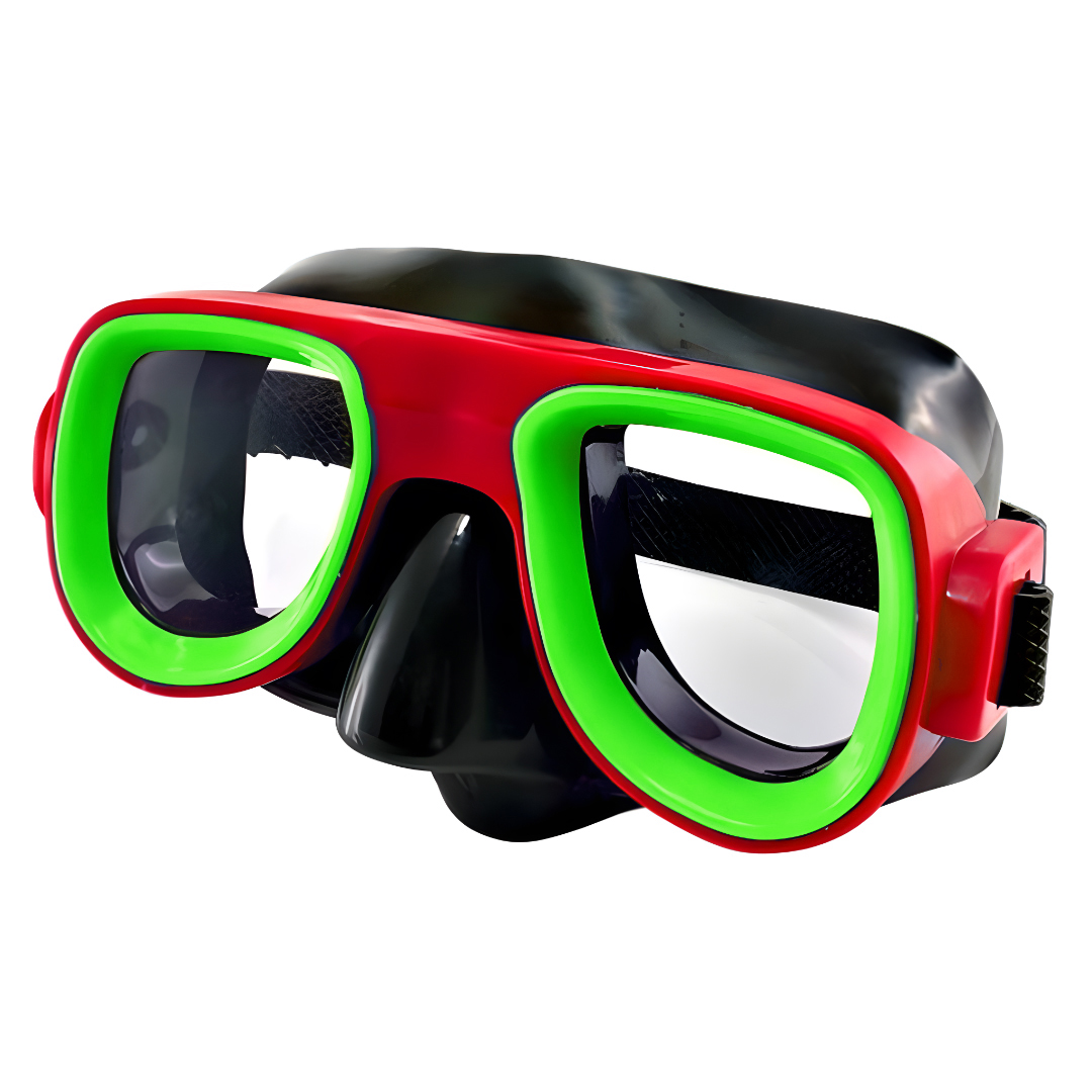 Máscara de Mergulho Infantil Mallorca PVC Cores Sortidas Solmar 10009 Vermelho