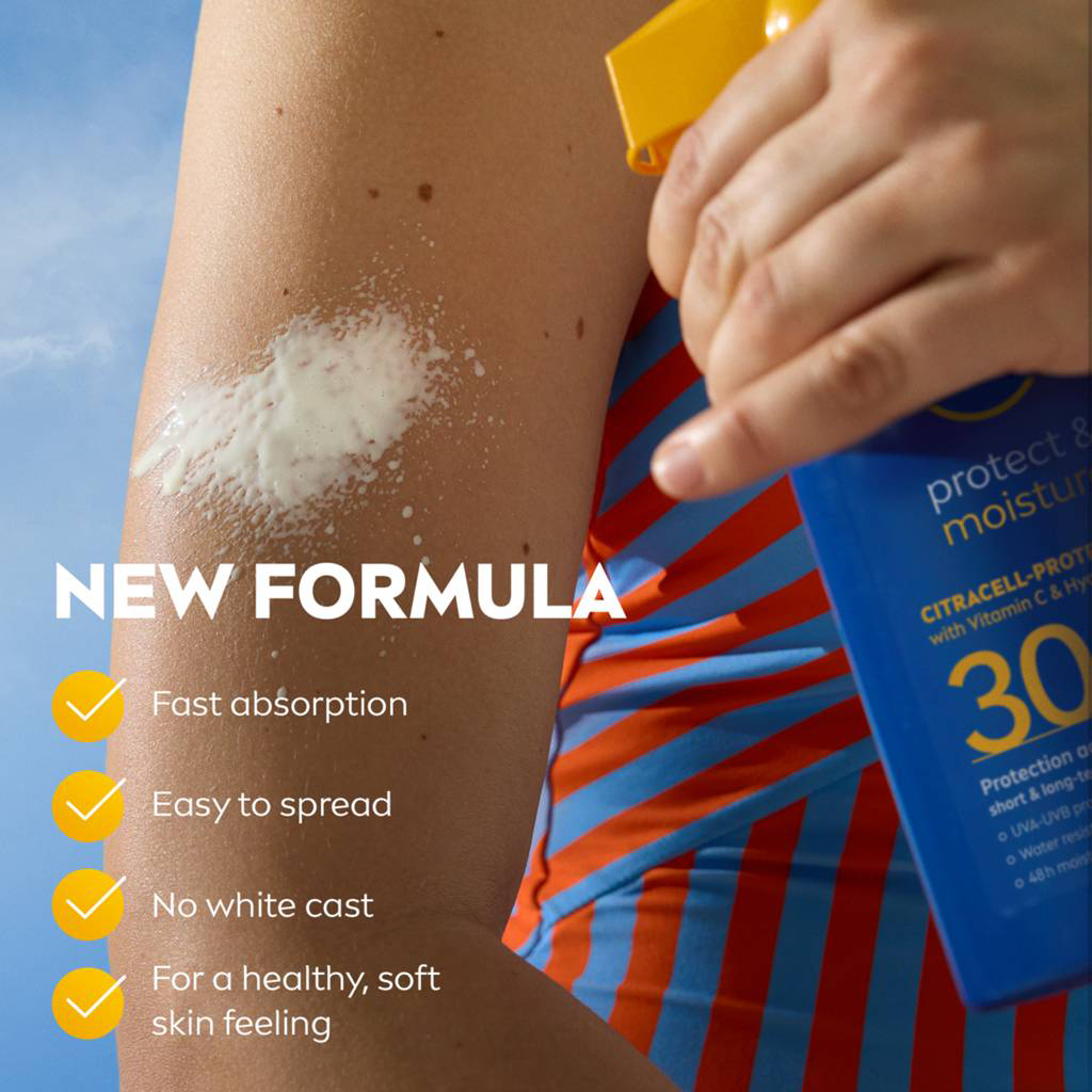 Spray Protetor Solar Protect & Moisture FP30 270 ml Nivea Spray Protetor Solar Protect & Moisture FP30 270 ml Nivea