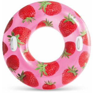 Bóia Insuflável Tropical 107 cm Intex Morango 56261