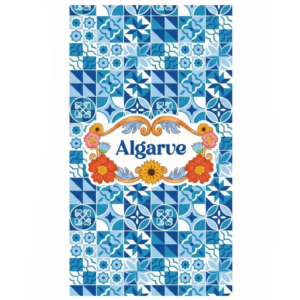 Toalha de Praia Microfibra Azulejos Algarve