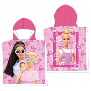 Poncho de Praia Criança Poliéster Barbie Mattel